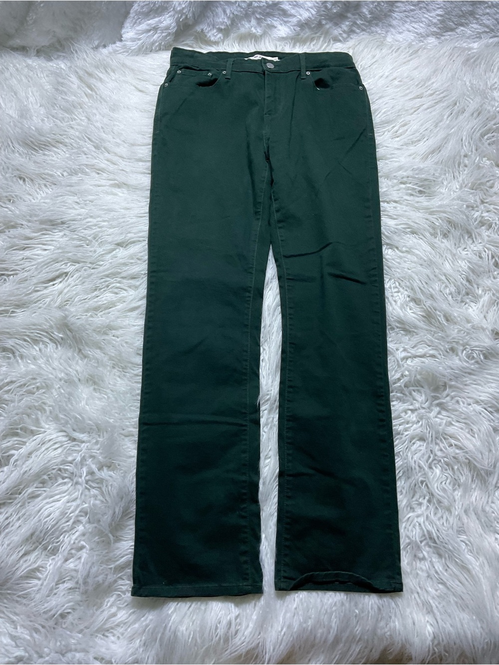 Levi’s 505 Straight Leg Jeans Dark Green